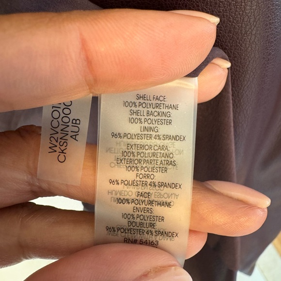 Calvin Klein leather blazer - Picture 4 of 4